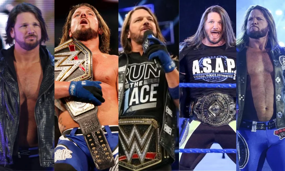 8 años de AJ Styles en WWE