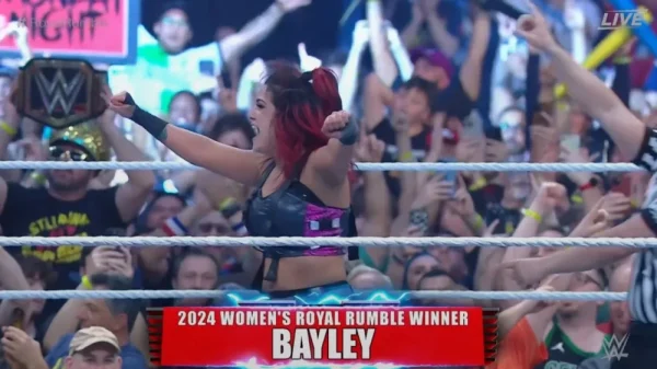 Bayley gana en Royal Rumble 2024