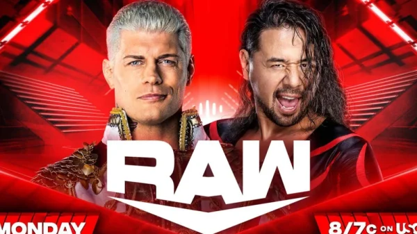 Cody Rhodes - Shinsuke Nakamura - RAW