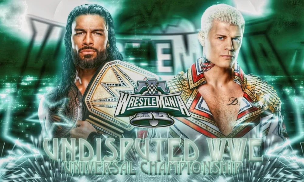 Oficial: Roman Reigns vs. Cody Rhodes en WrestleMania XL