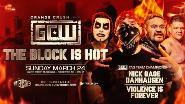 GCW The Block is Hot: Resultados