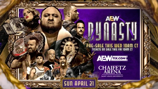 AEW Dynasty: Cartelera actualizada y nuevos detalles