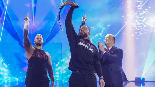 The Bloodline - Roman Reigns - Paul Heyman - Solo Sikoa - Jimmy Uso